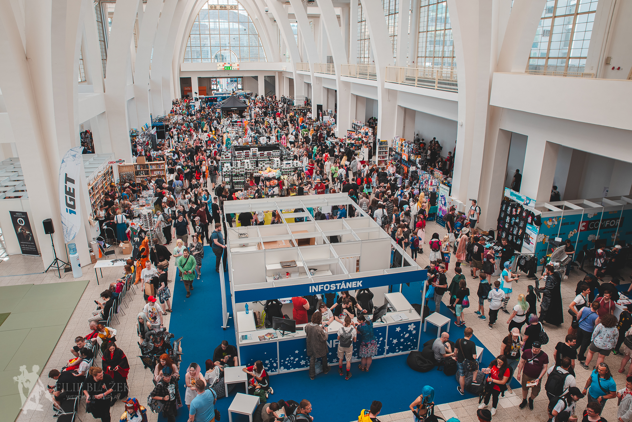 Animefest pohled z balkonu